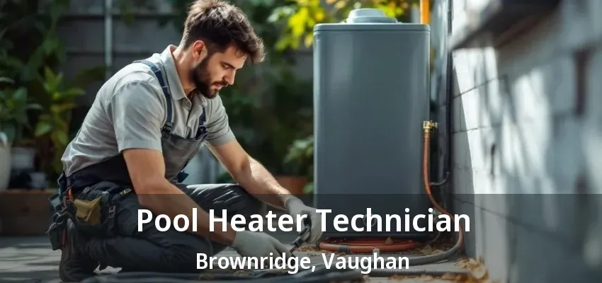 Pool Heater Technician Brownridge, Vaughan - ON