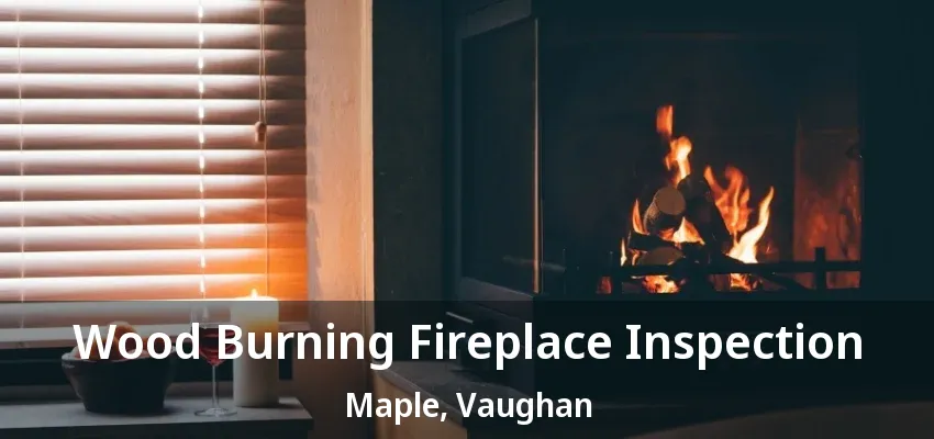 Wood Burning Fireplace Inspection Maple, Vaughan - ON
